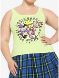 The Nightmare Before Christmas Oogie Boogie Lime Green Girls Tank Top Plus Size, MULTI, hi-res