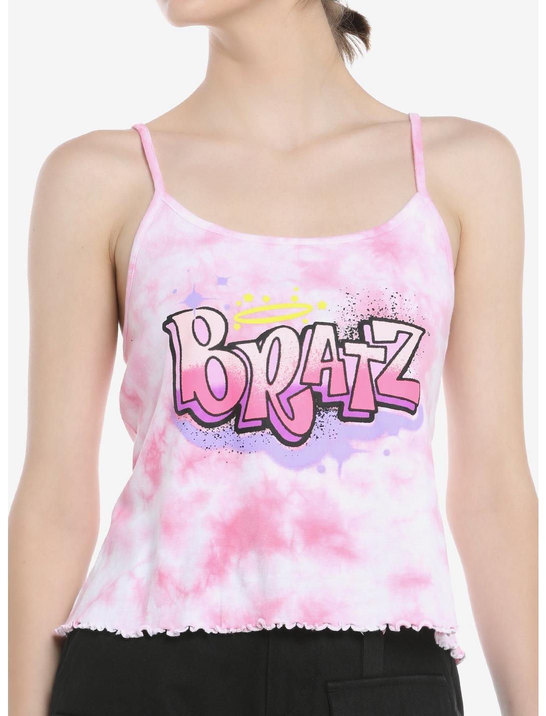 Bratz Logo Tie-Dye Girls Strappy Tank Top, MULTI, hi-res