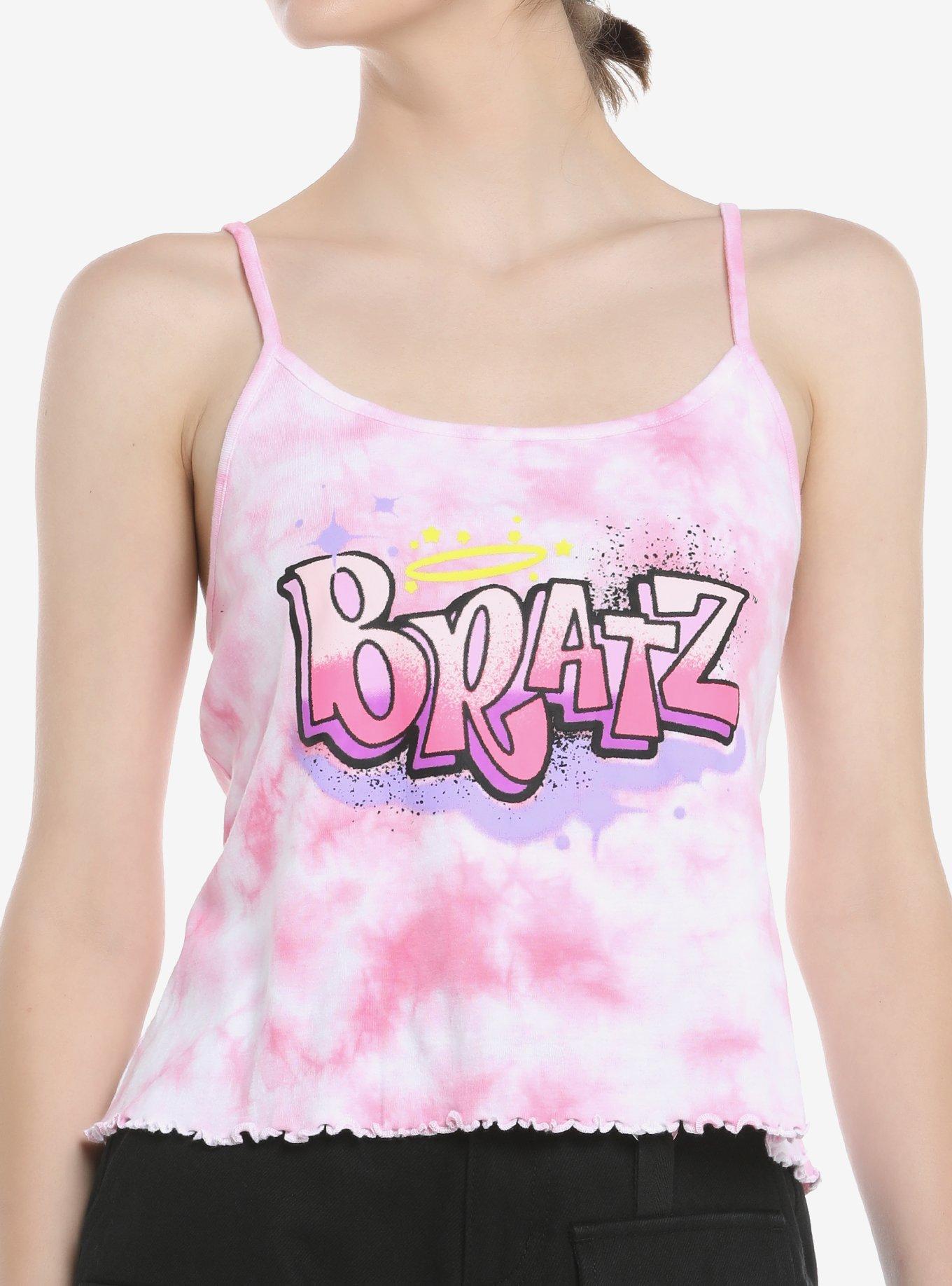 Bratz Logo Tie-Dye Girls Strappy Tank Top, MULTI, hi-res
