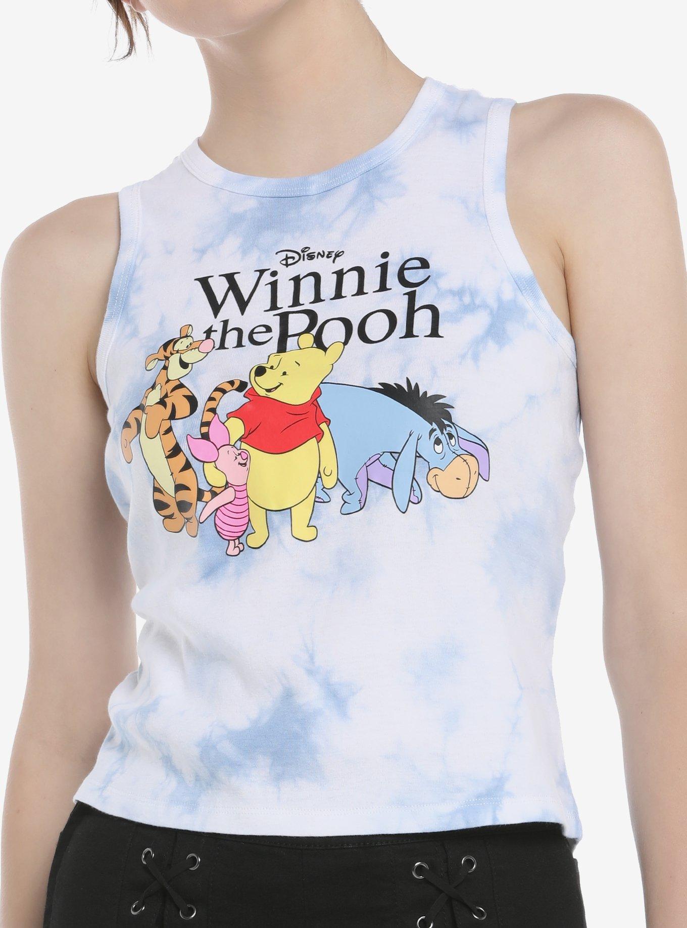 Disney Winnie The Pooh Group Tie-Dye Girls Tank Top, MULTI, hi-res