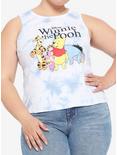 Disney Winnie The Pooh Group Tie-Dye Girls Tank Top Plus Size, MULTI, hi-res