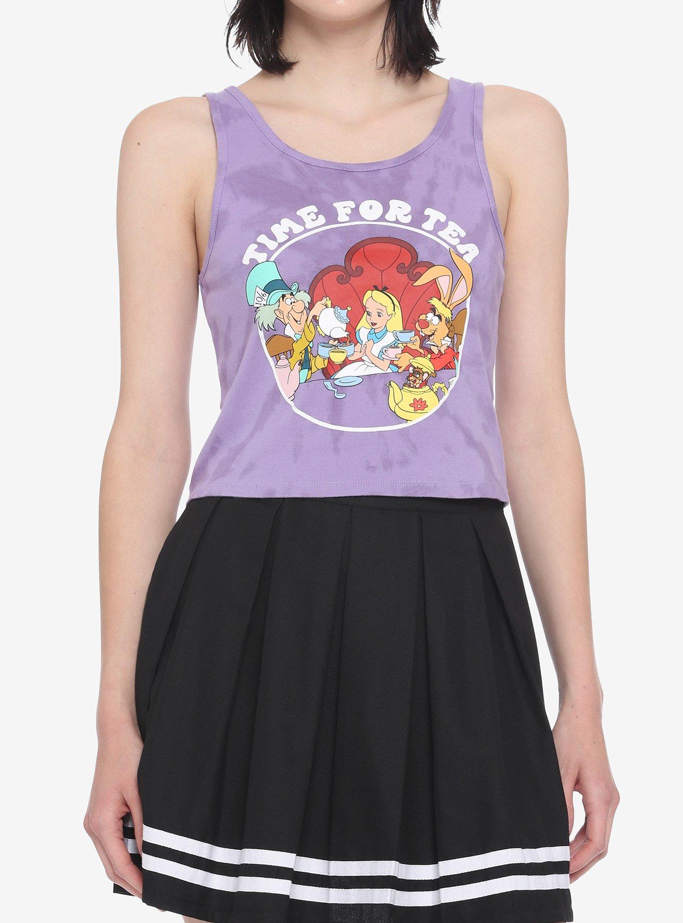 Disney Alice In Wonderland Tea Party Tie-Dye Girls Tank Top, MULTI, hi-res