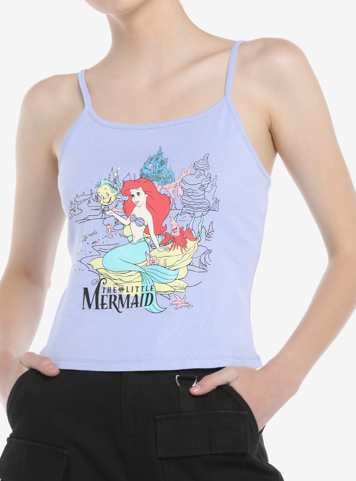 Disney The Little Mermaid Ariel Color Girls Strappy Tank Top, MULTI, hi-res