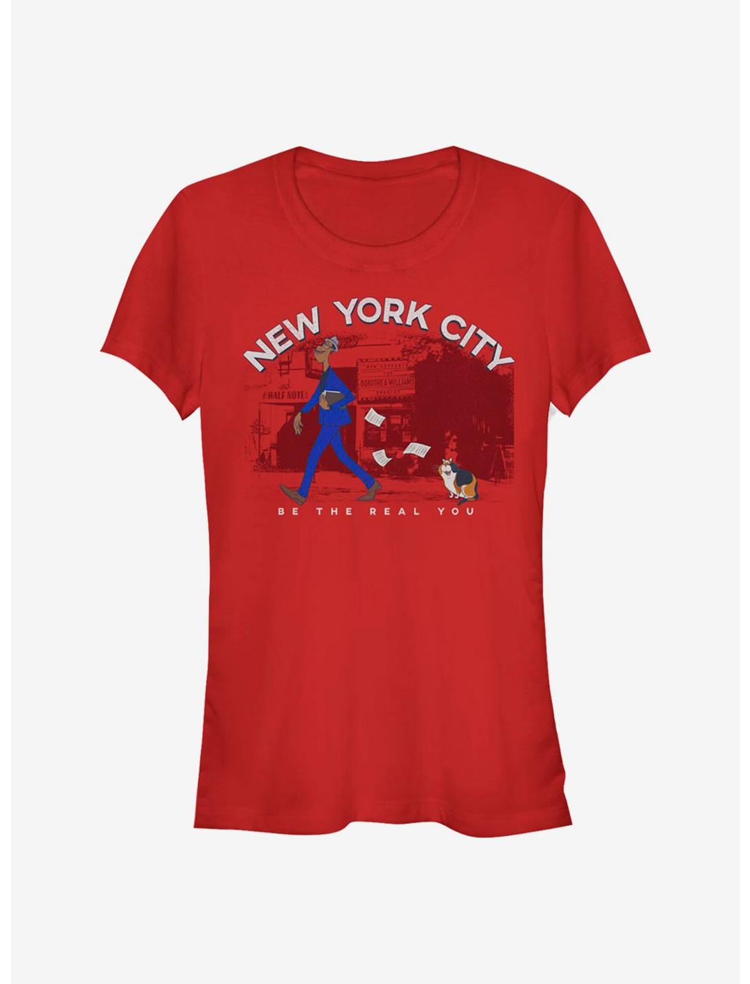 Disney Pixar Soul Be You NYC Girls T-Shirt, RED, hi-res