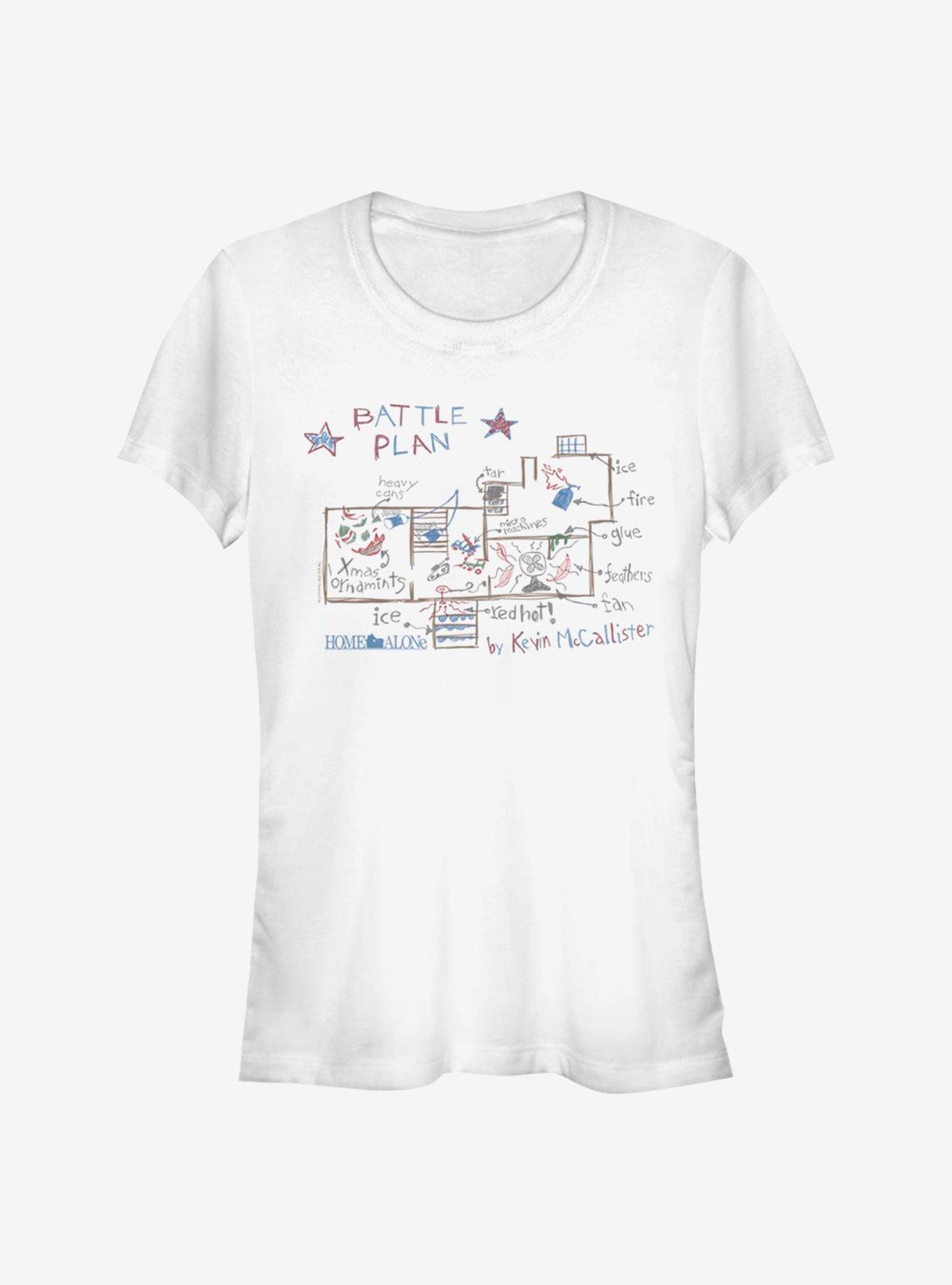 Home Alone Kevin's Plan Girls T-Shirt, WHITE, hi-res