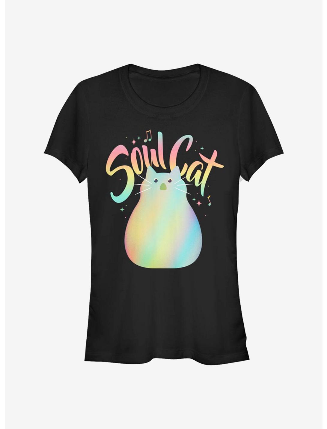 Disney Pixar Soul Cat Pastel Girls T-Shirt, BLACK, hi-res