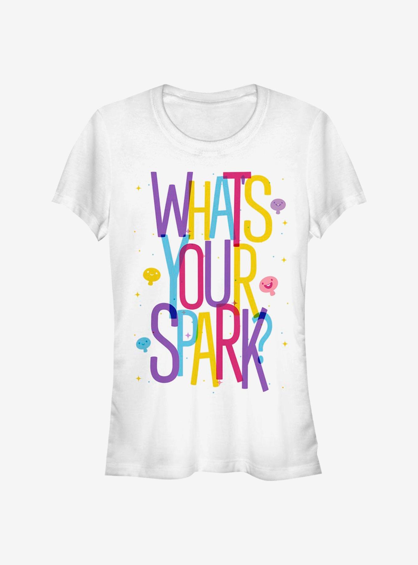 Disney Pixar Soul Colorful Spark Girls T-Shirt, WHITE, hi-res