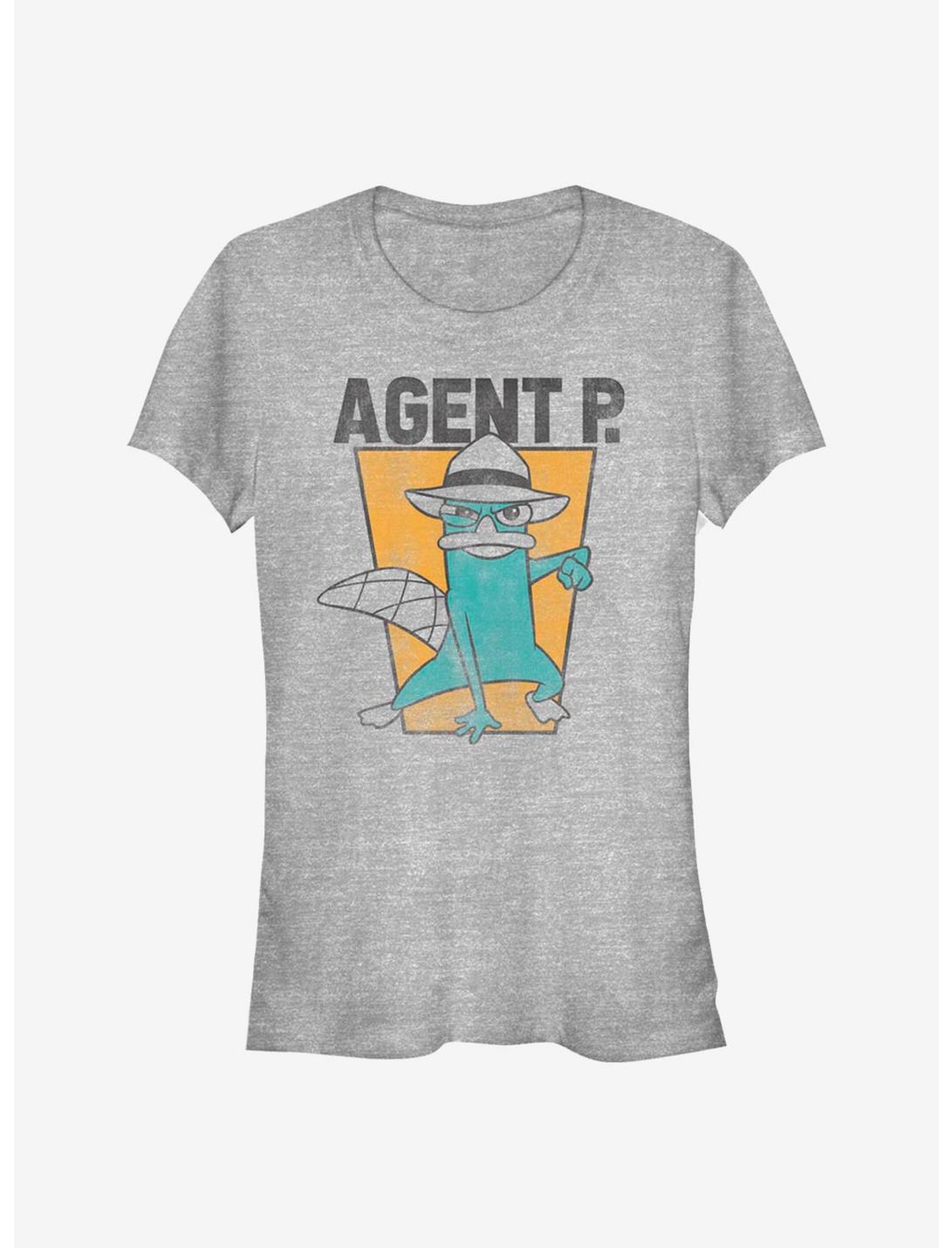 Disney Phineas And Ferb Agent P Girls T-Shirt, ATH HTR, hi-res