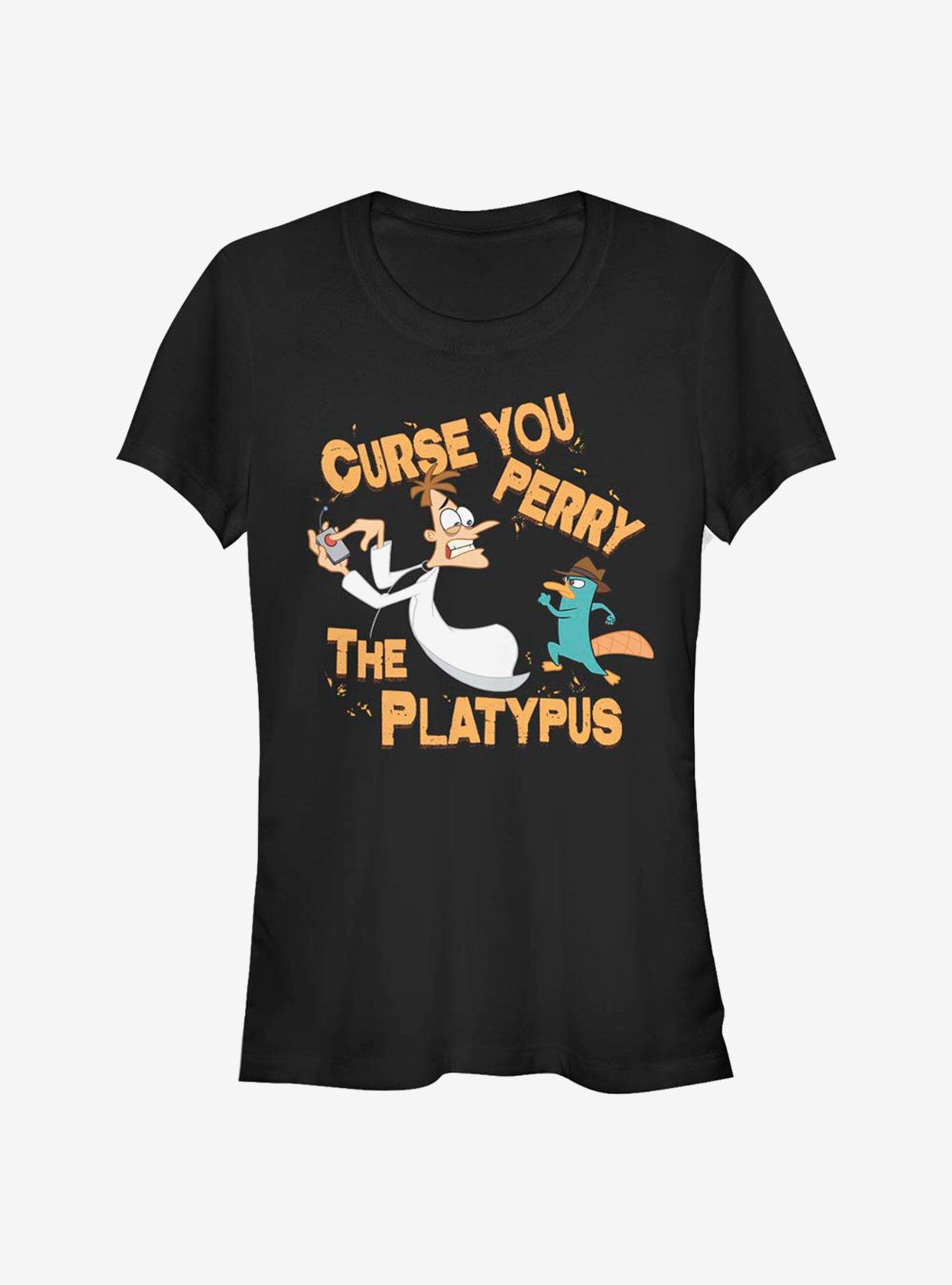 Disney Phineas And Ferb Curse You Girls T-Shirt, BLACK, hi-res