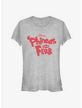 Disney Phineas And Ferb Logo Girls T-Shirt, , hi-res