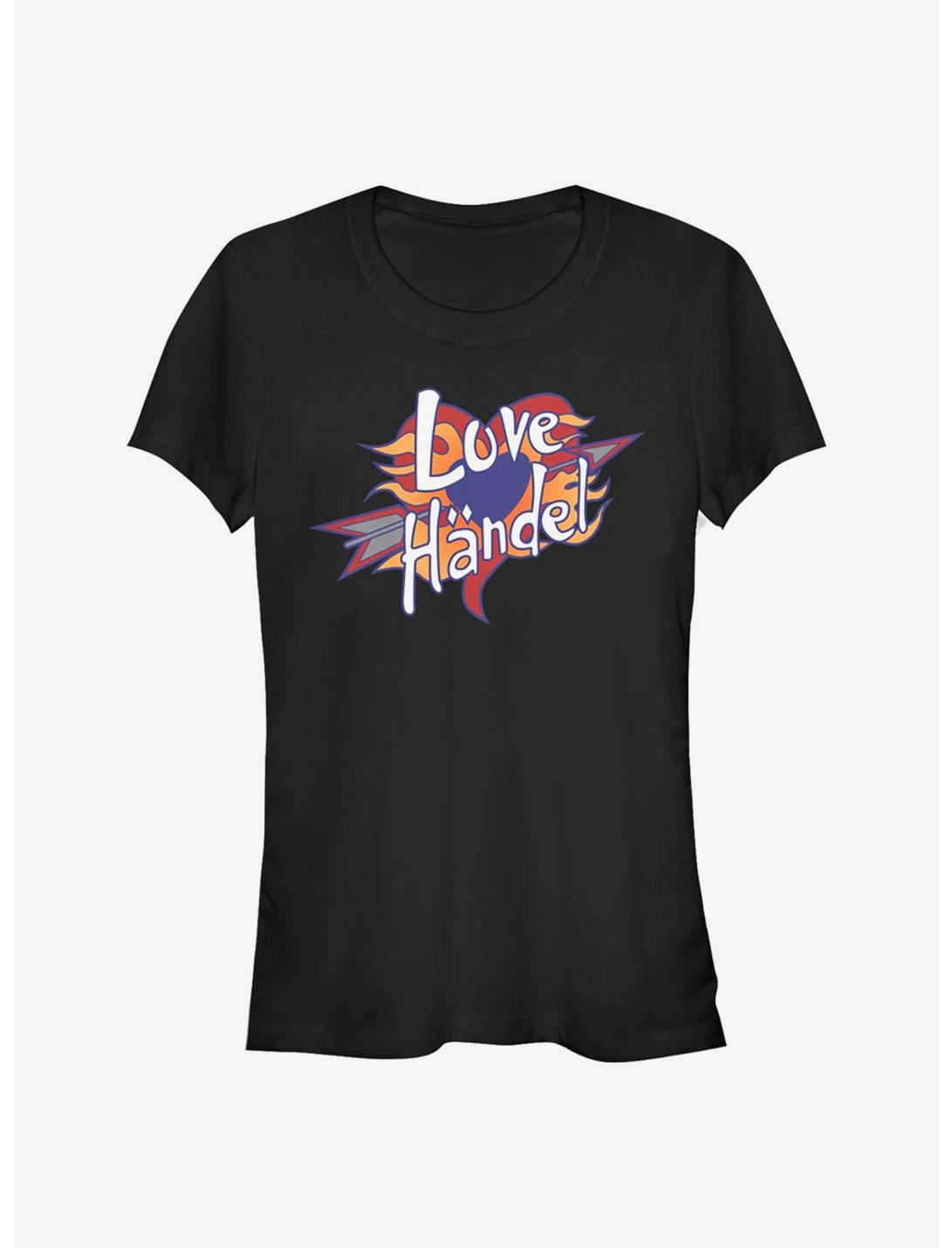 Disney Phineas And Ferb Love Handle Girls T-Shirt, BLACK, hi-res