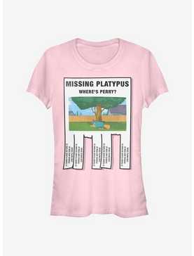 Disney Phineas And Ferb Missing Platypus Girls T-Shirt, , hi-res