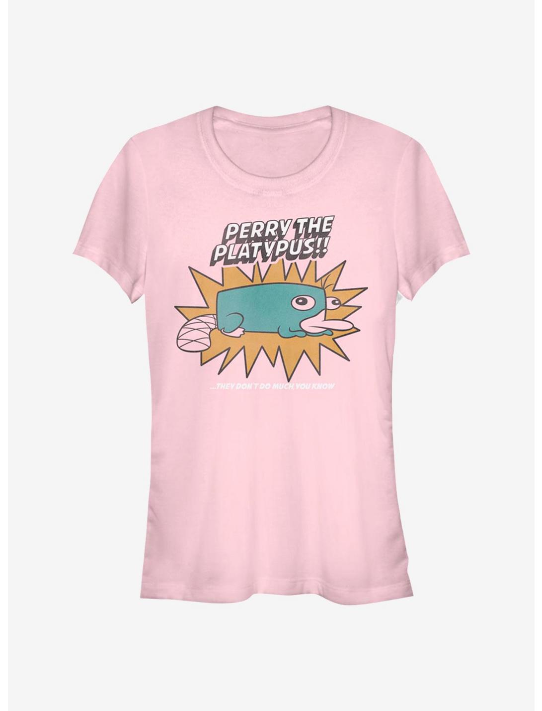 Disney Phineas And Ferb Perry The Platypus Girls T-Shirt, LIGHT PINK, hi-res