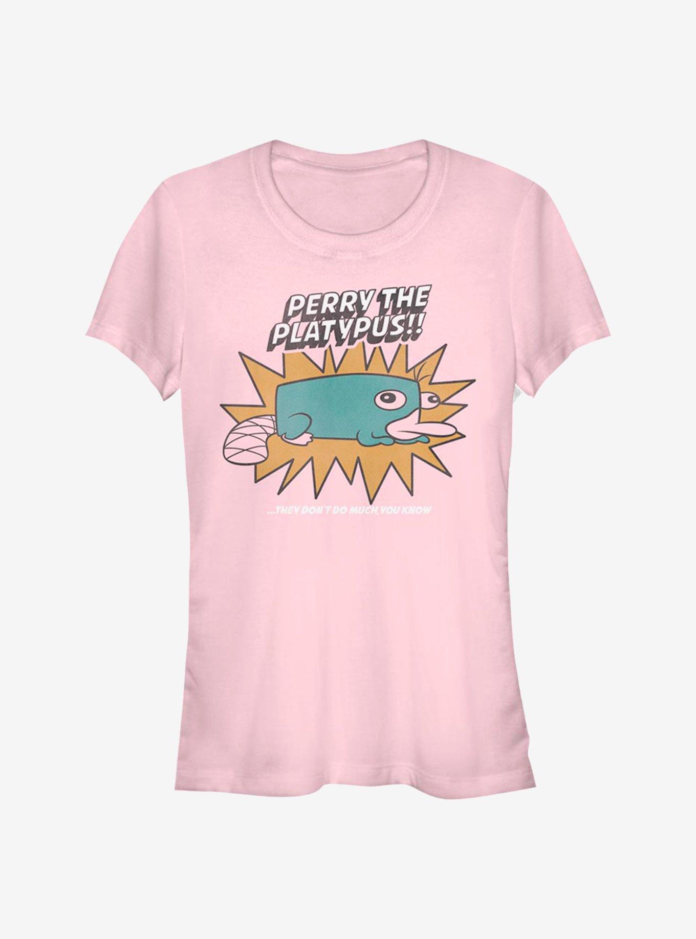 Disney Phineas And Ferb Perry The Platypus Girls T-Shirt, LIGHT PINK, hi-res