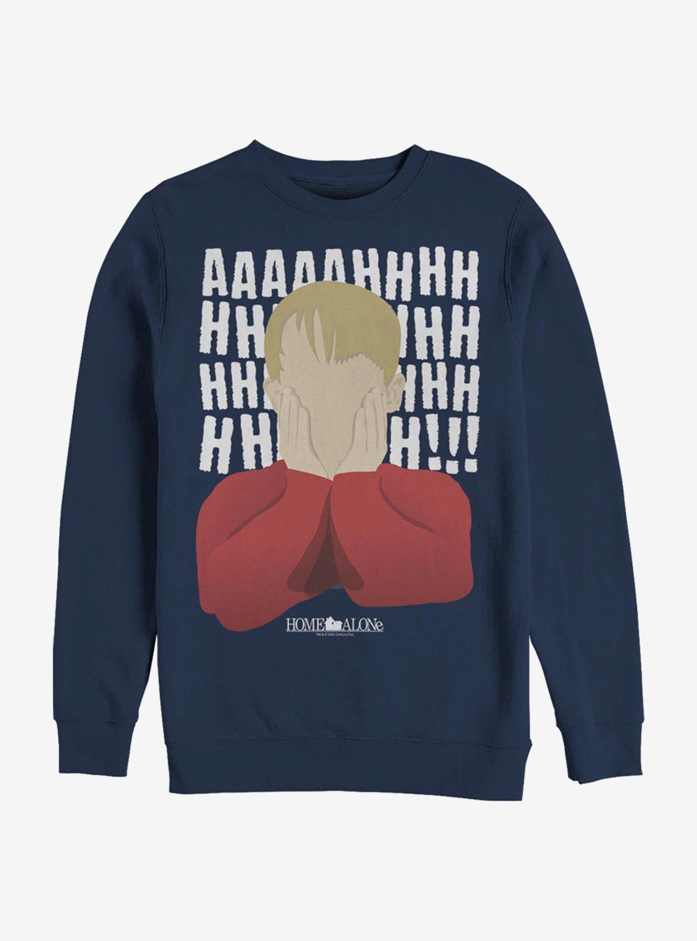 Home Alone Ahhh! Crew Sweatshirt, NAVY, hi-res