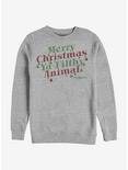 Home Alone Merry Christmas Ya Filthy Animal Crew Sweatshirt, ATH HTR, hi-res