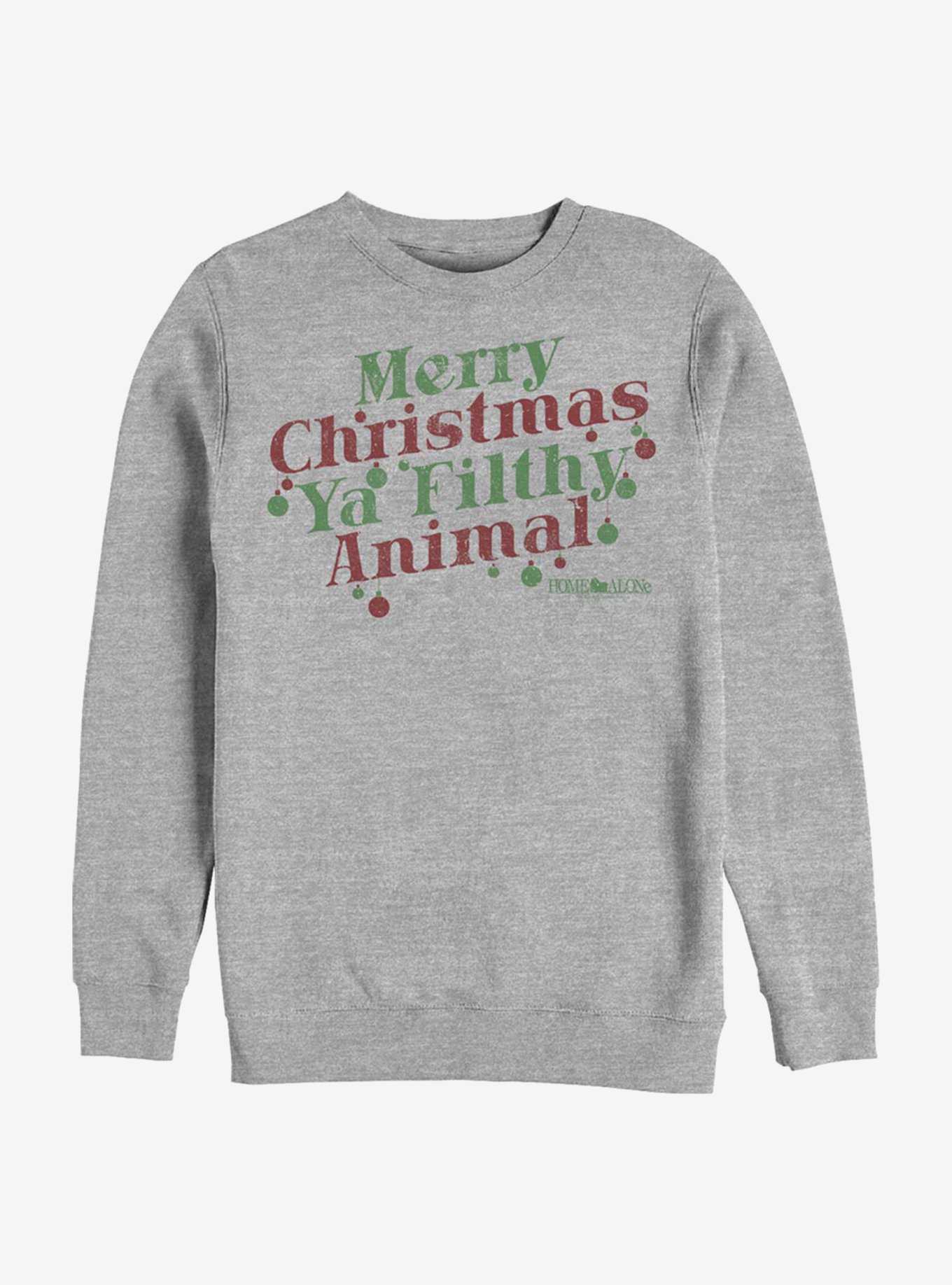 Home Alone Merry Christmas Ya Filthy Animal Crew Sweatshirt, , hi-res