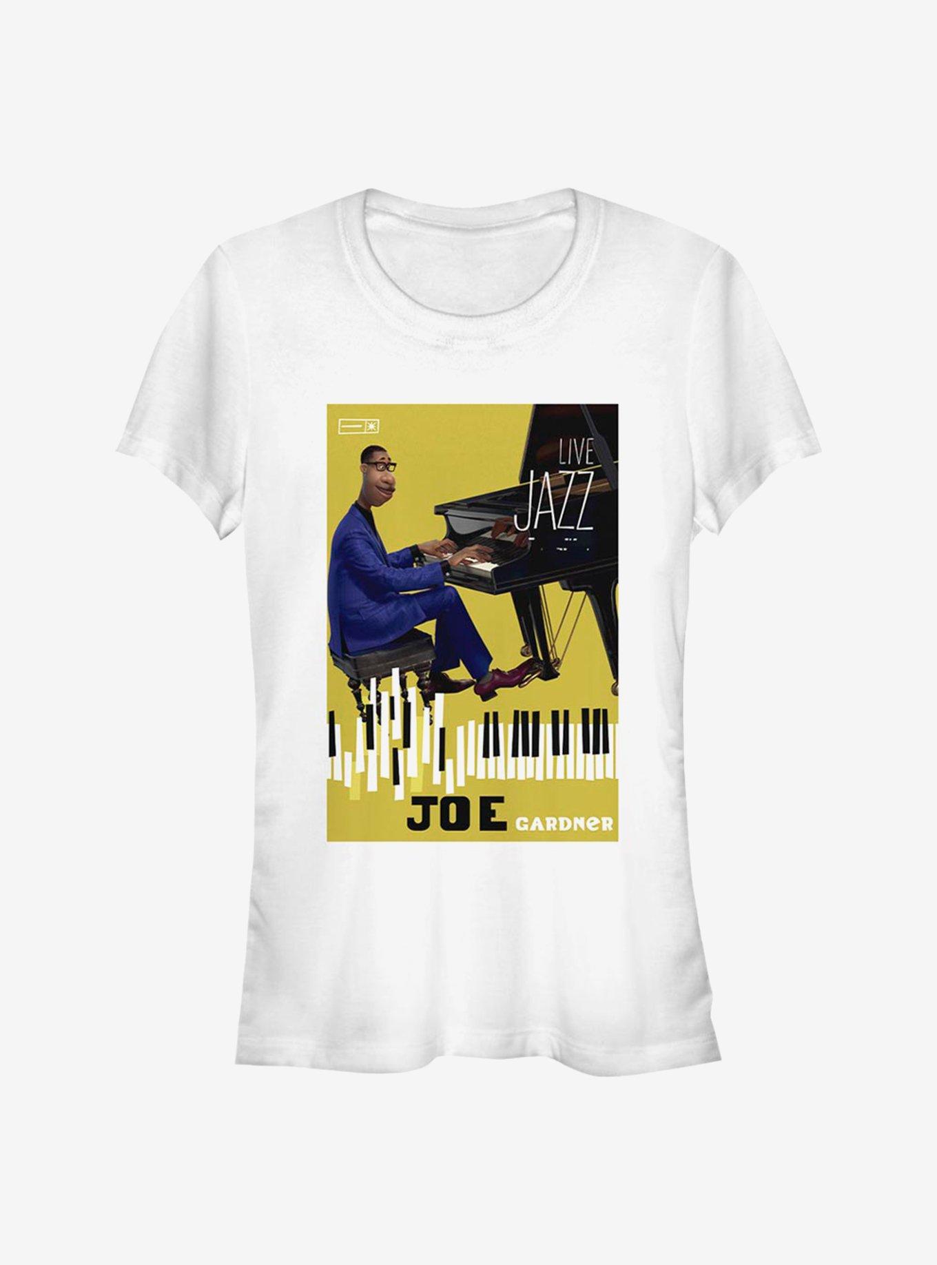 Disney Pixar Soul Joe Piano Girls T-Shirt, WHITE, hi-res