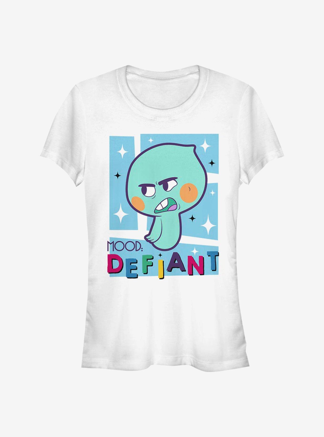 Disney Pixar Soul Mood Defiant Girls T-Shirt, WHITE, hi-res