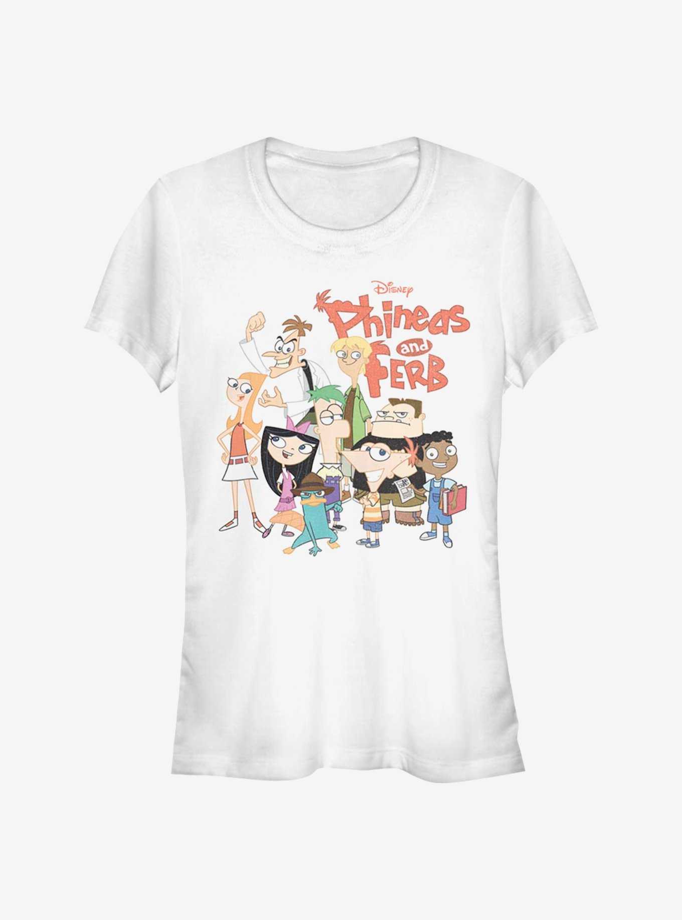 Disney Phineas And Ferb The Group Girls T-Shirt, , hi-res