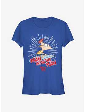 Disney Phineas And Ferb The Plan Man Girls T-Shirt, , hi-res