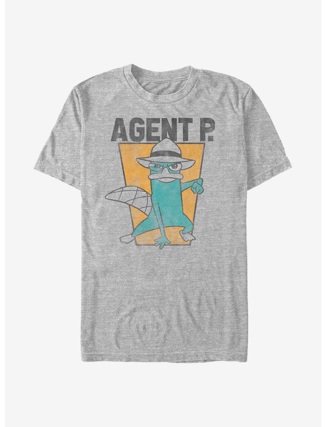Disney Phineas And Ferb Agent P T-Shirt, ATH HTR, hi-res