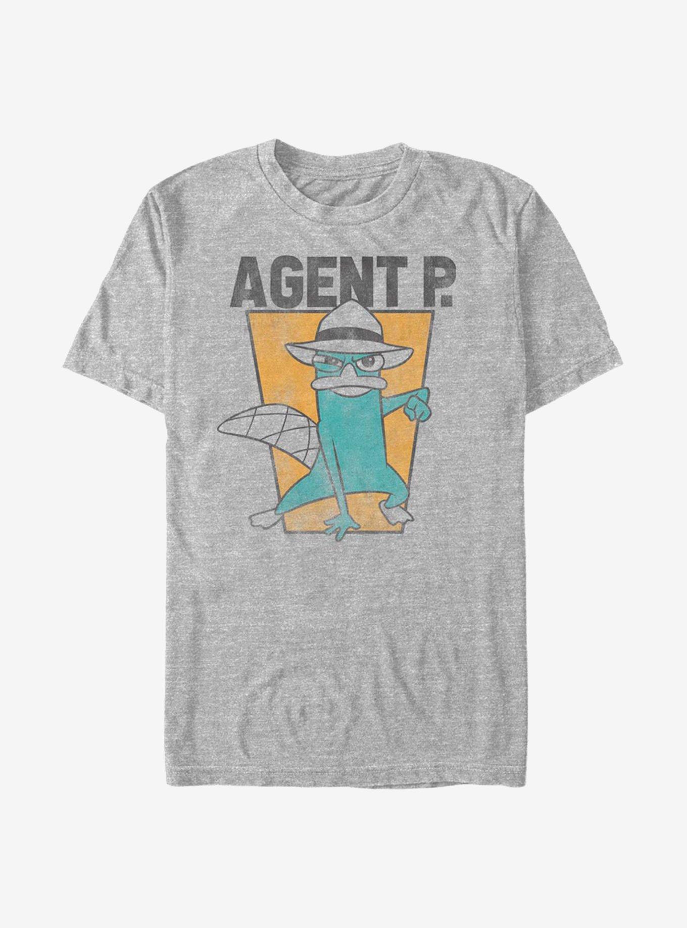 Disney Phineas And Ferb Agent P T-Shirt, ATH HTR, hi-res