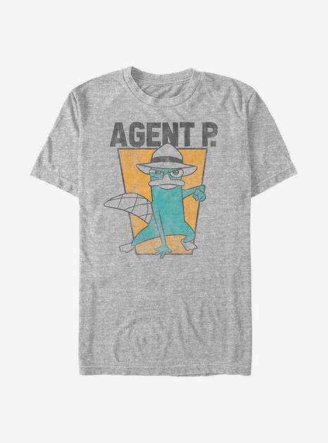 Disney Phineas And Ferb Agent P T-Shirt - GREY | Hot Topic