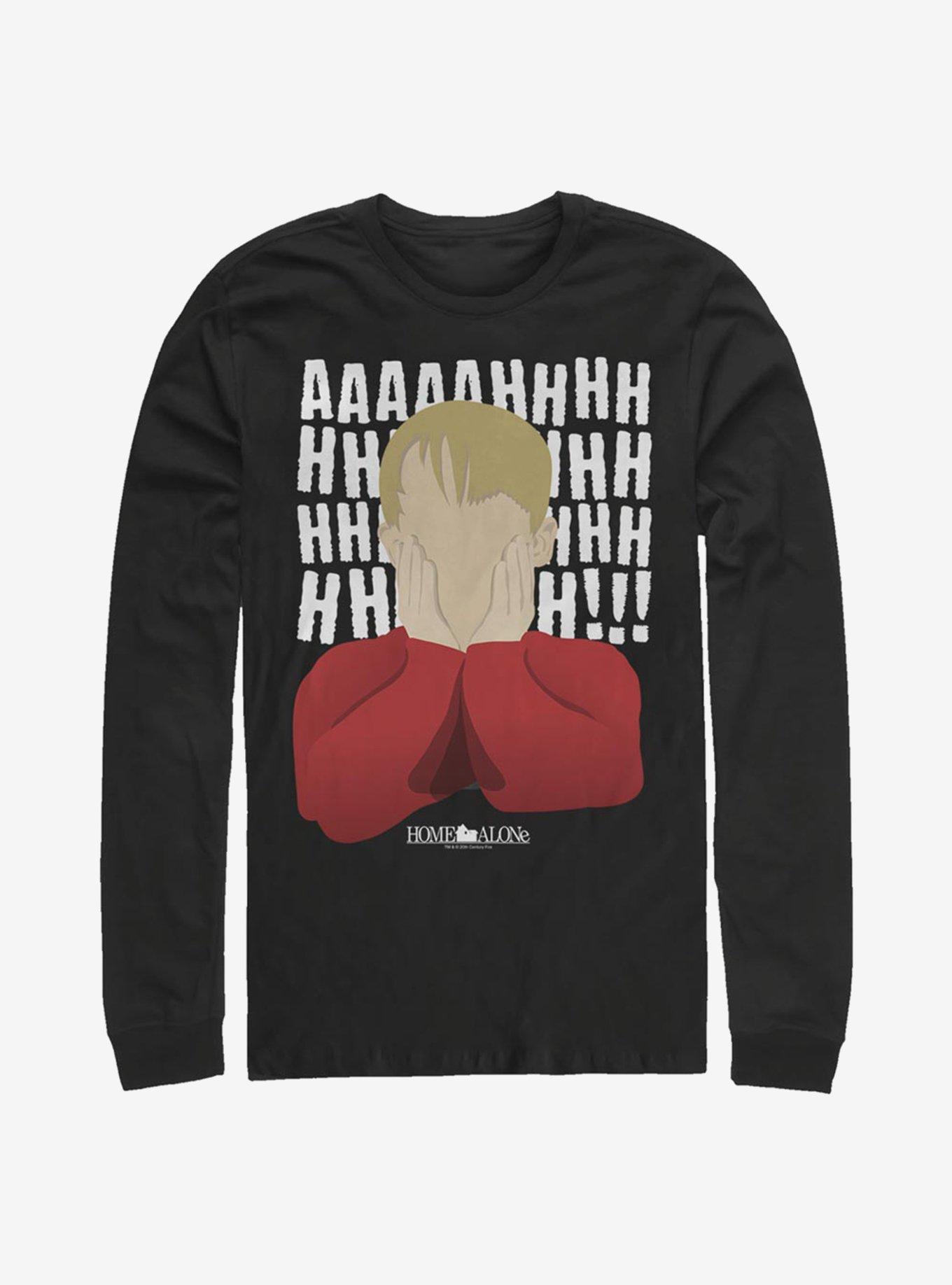 Home Alone Ahhh! Long-Sleeve T-Shirt, BLACK, hi-res