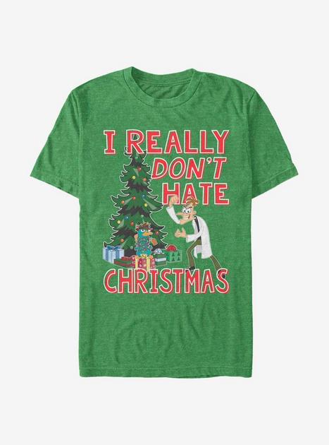 Disney Phineas And Ferb Doof Christmas T-Shirt - GREEN | Hot Topic
