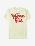 Disney Phineas And Ferb Logo T-Shirt, NATURAL, hi-res
