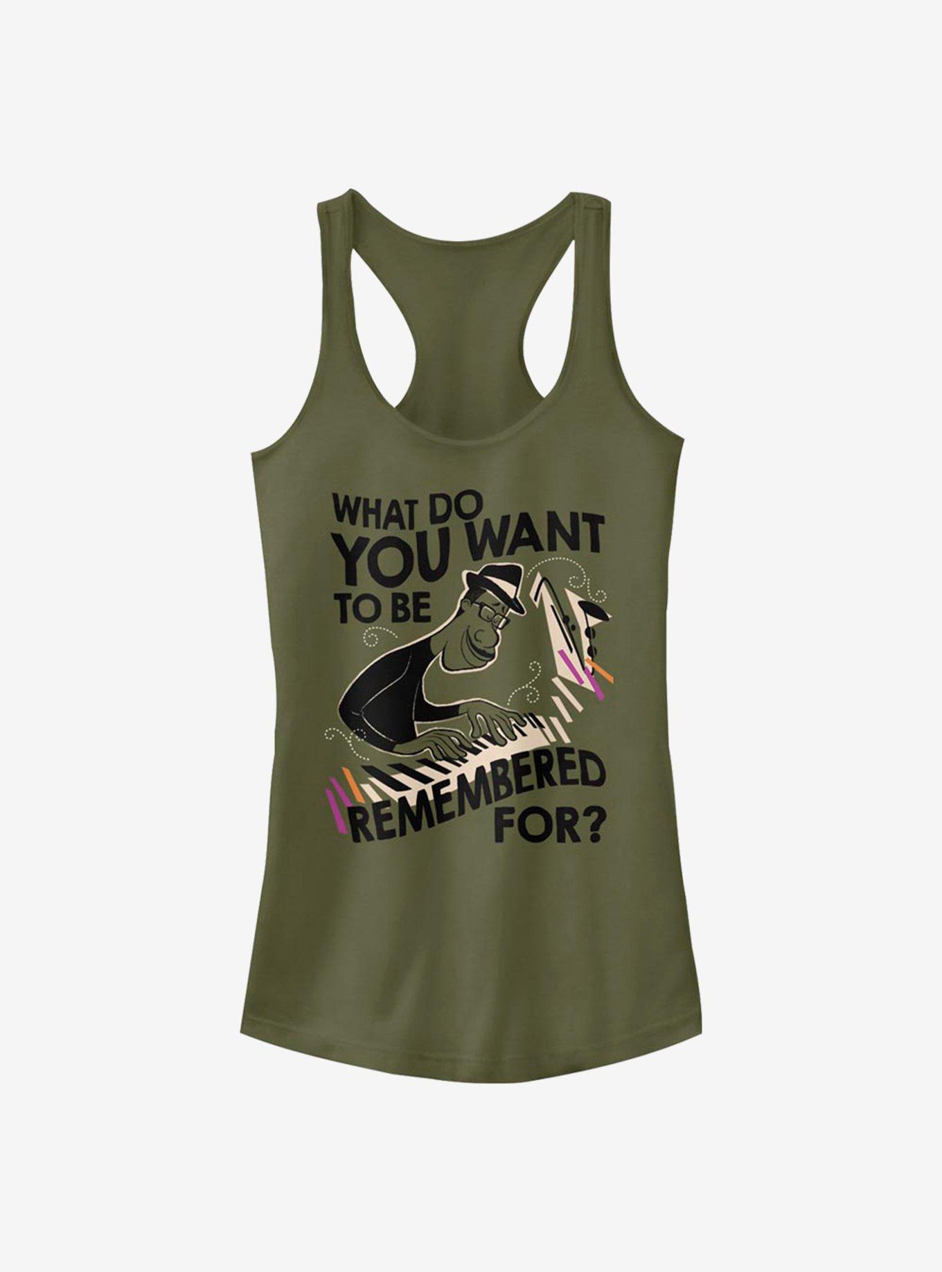 Disney Pixar Soul Remembered For Girls Tank, MIL GRN, hi-res