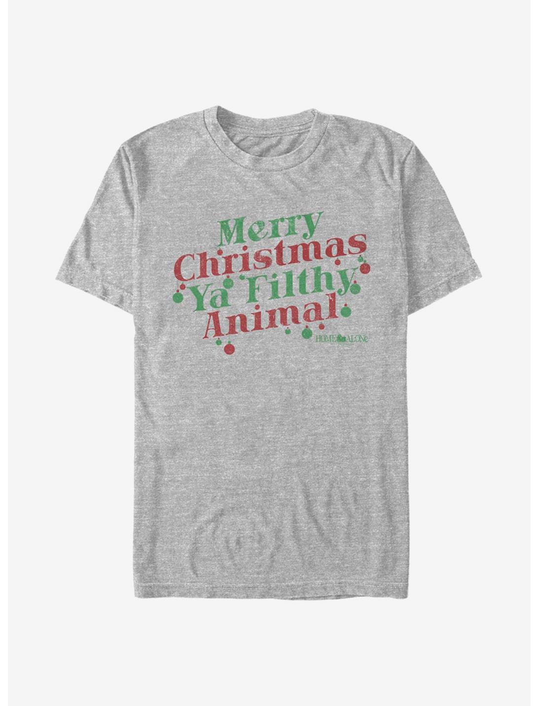 Home Alone Merry Christmas Ya Filthy Animal T-Shirt, ATH HTR, hi-res