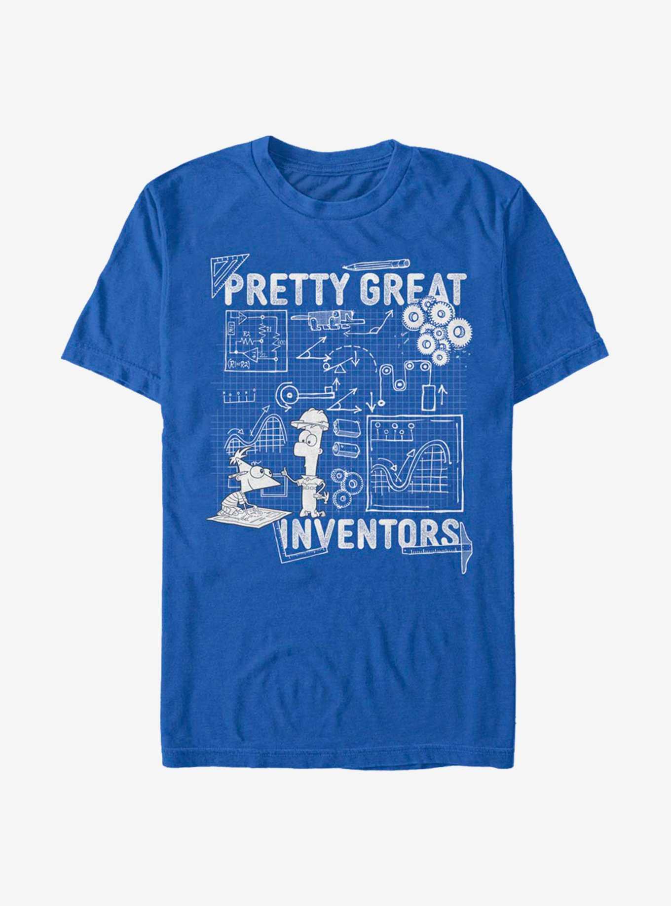 Disney Phineas And Ferb Really Great Inventors T-Shirt, , hi-res