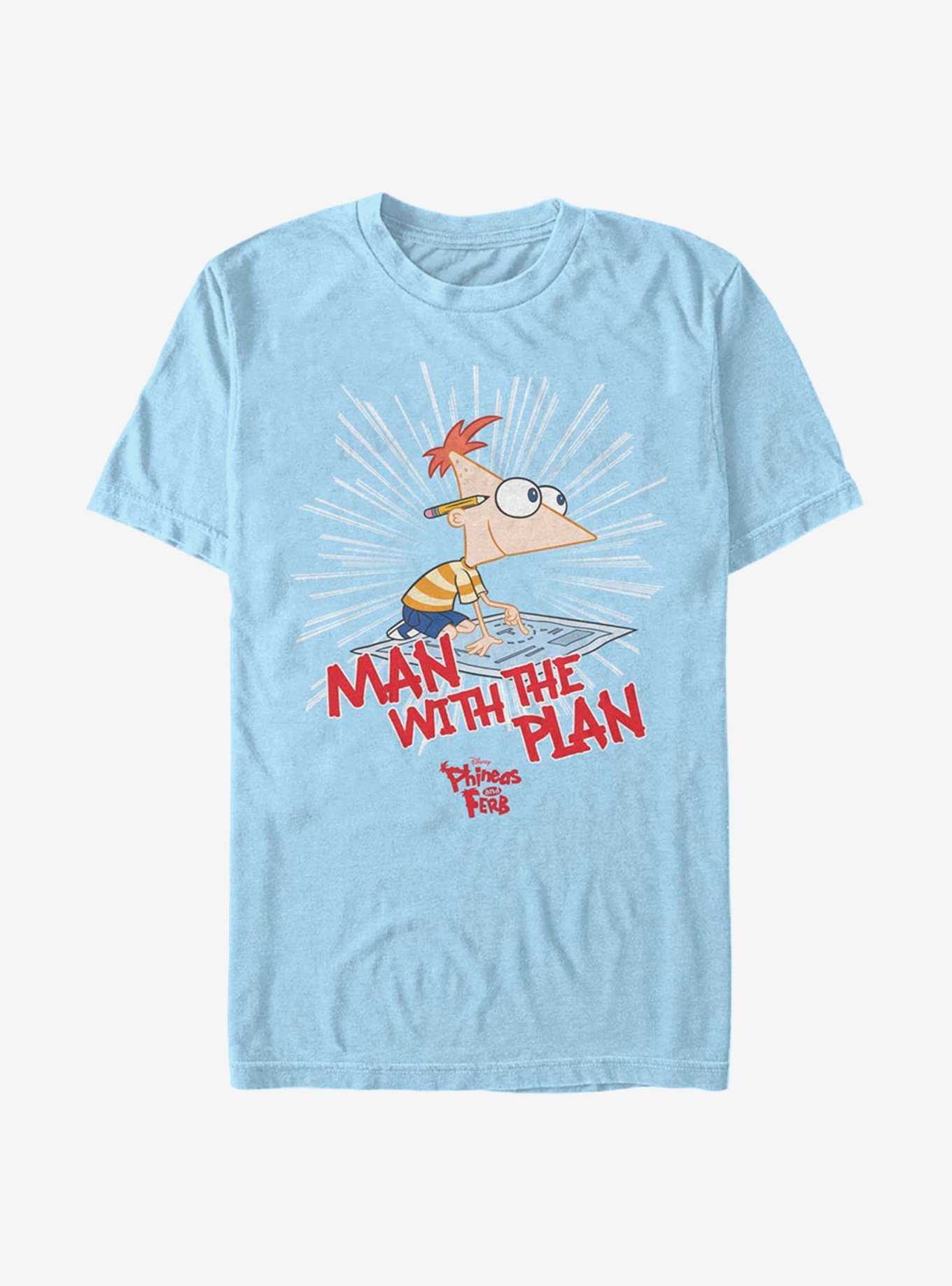 Disney Phineas And Ferb The Plan Man T-Shirt, , hi-res