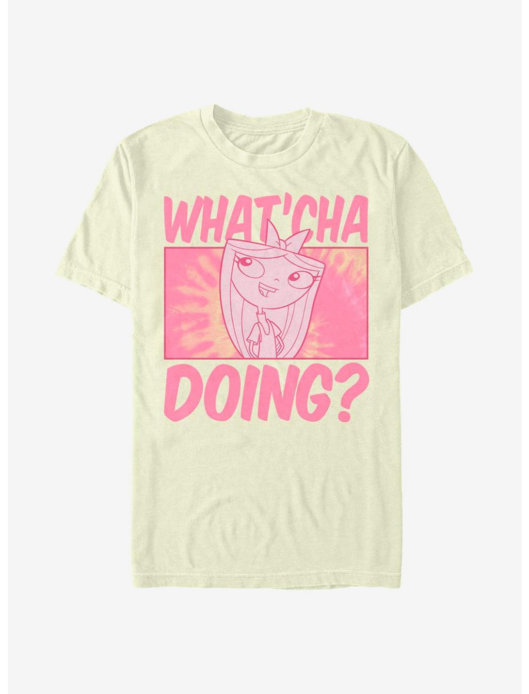 Disney Phineas And Ferb What'cha Doing T-Shirt, NATURAL, hi-res