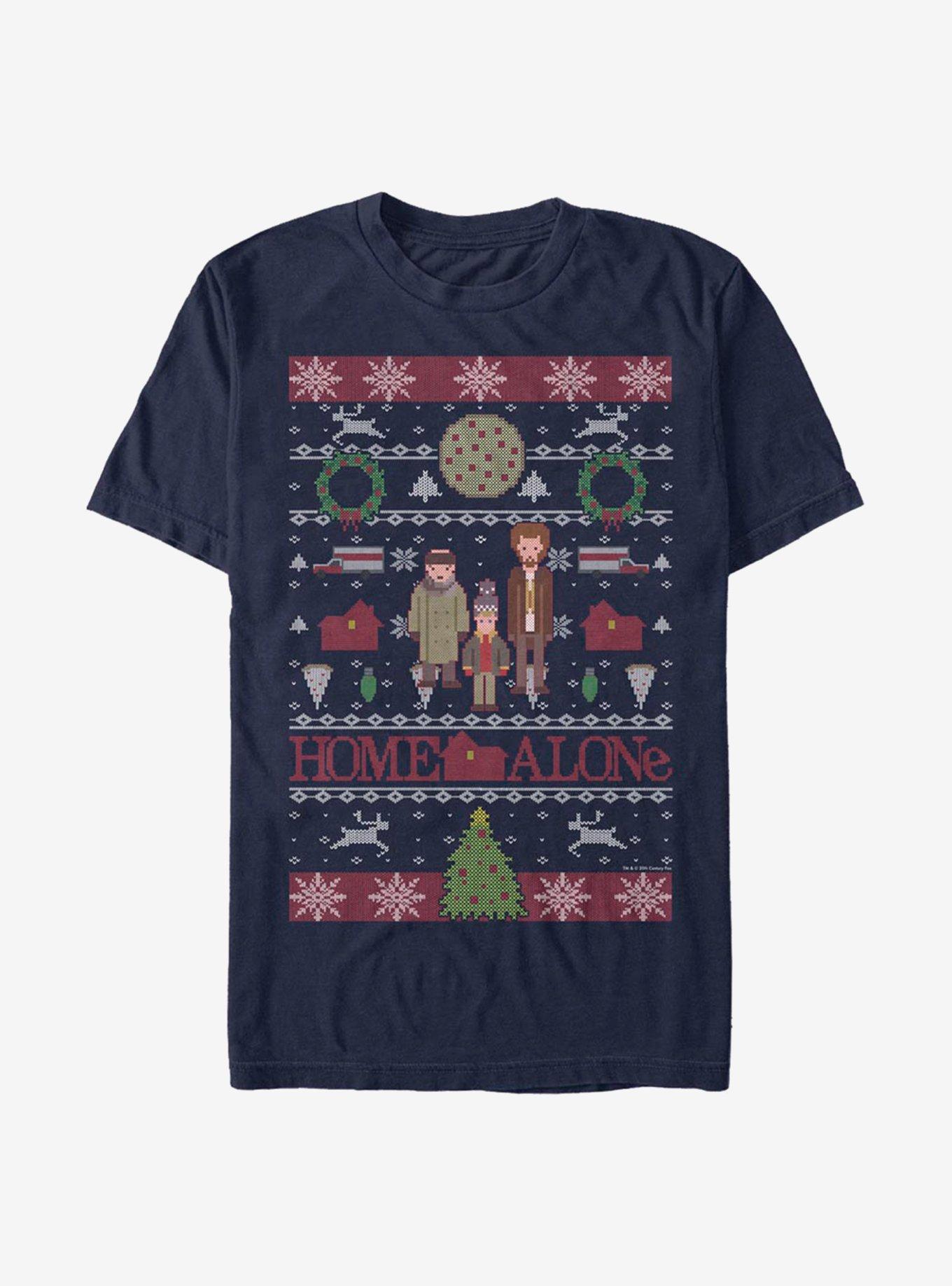 Home Alone Ugly Holiday T-Shirt, NAVY, hi-res