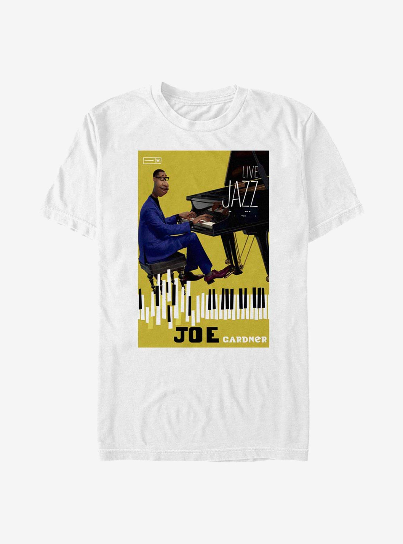 Disney Pixar Soul Joe Piano T-Shirt, WHITE, hi-res
