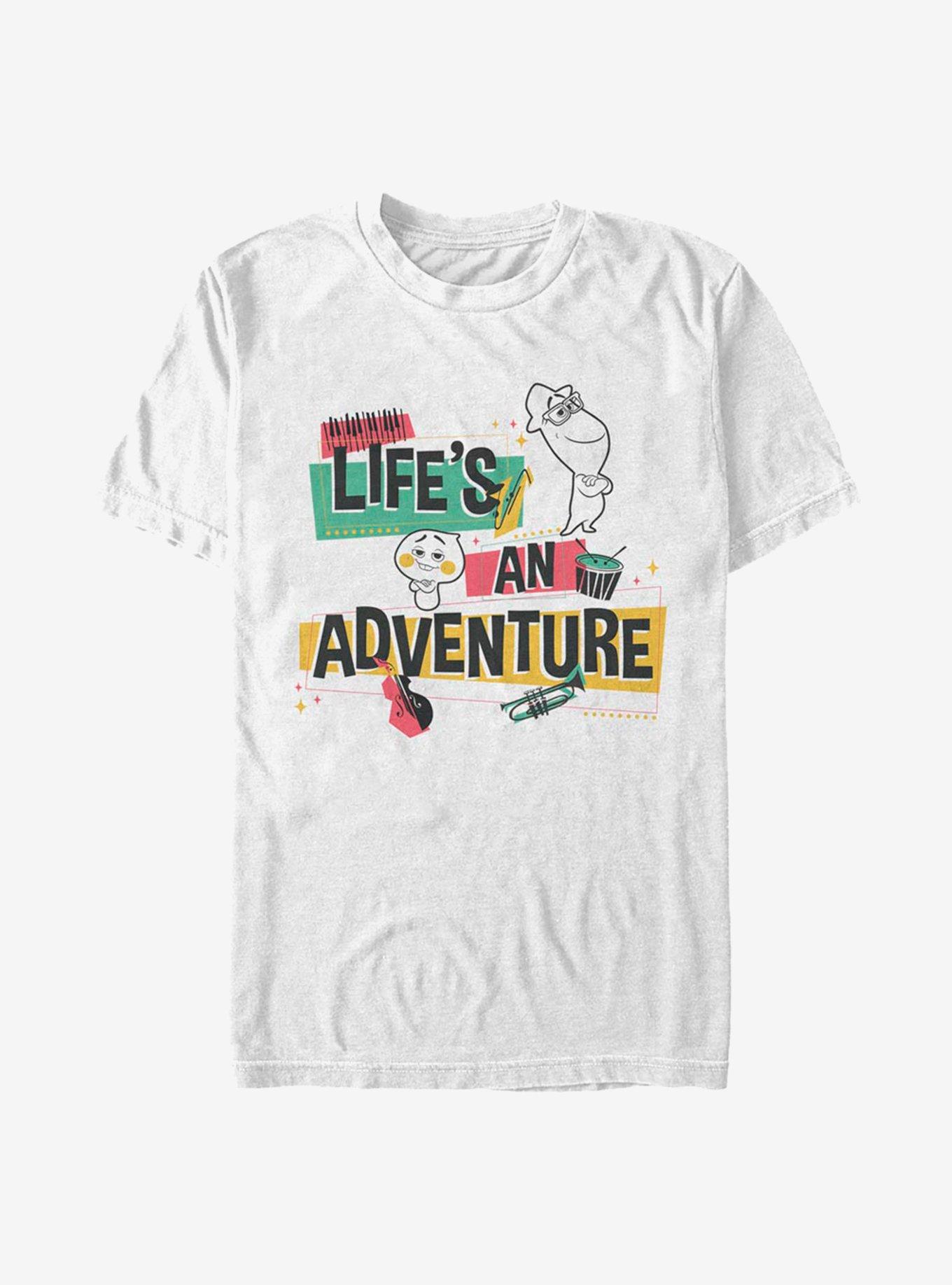 Disney Pixar Soul Life's An Adventure T-Shirt, WHITE, hi-res