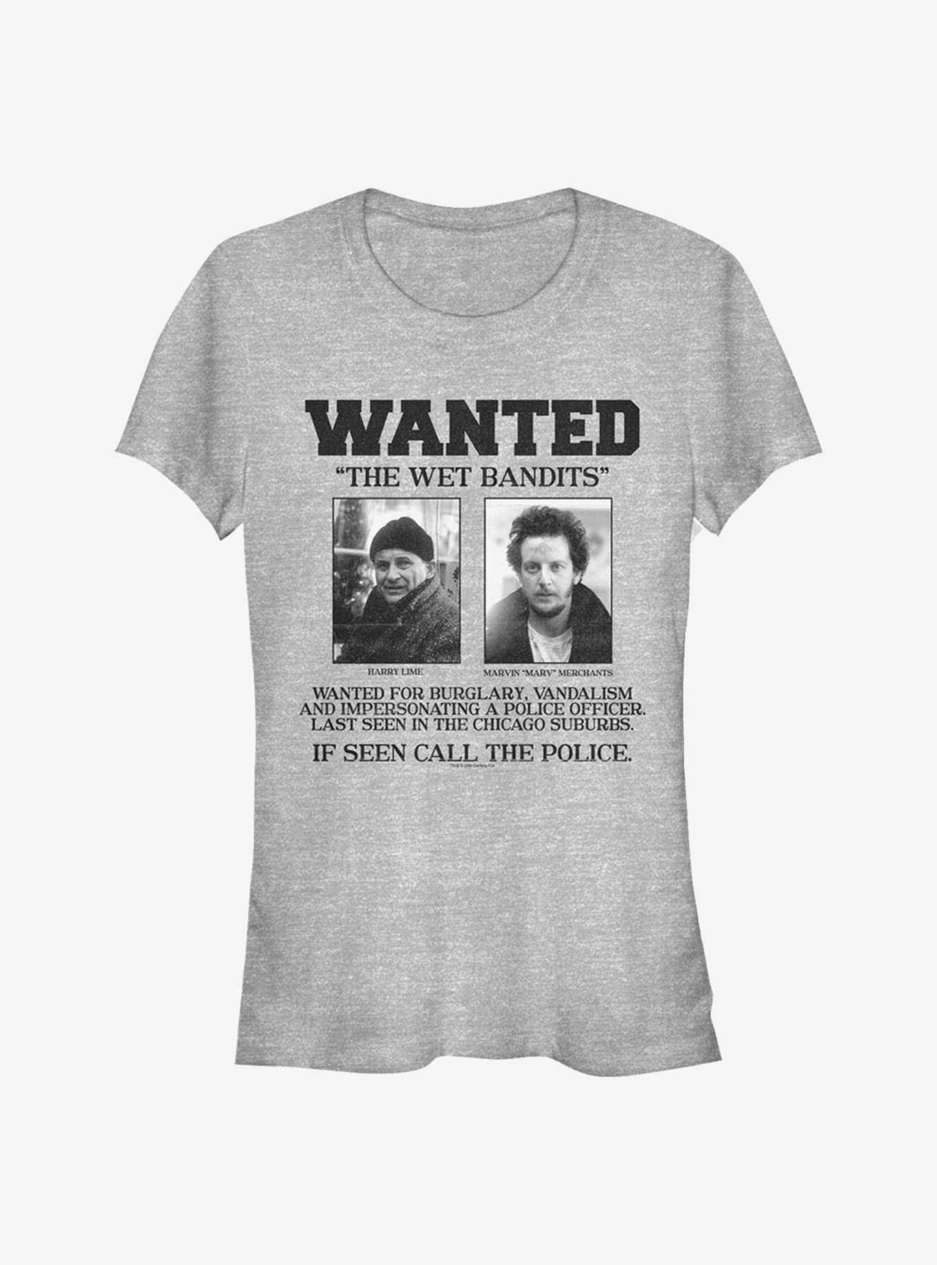 Home Alone Wet Bandits Wanted Poster Girls T-Shirt, , hi-res