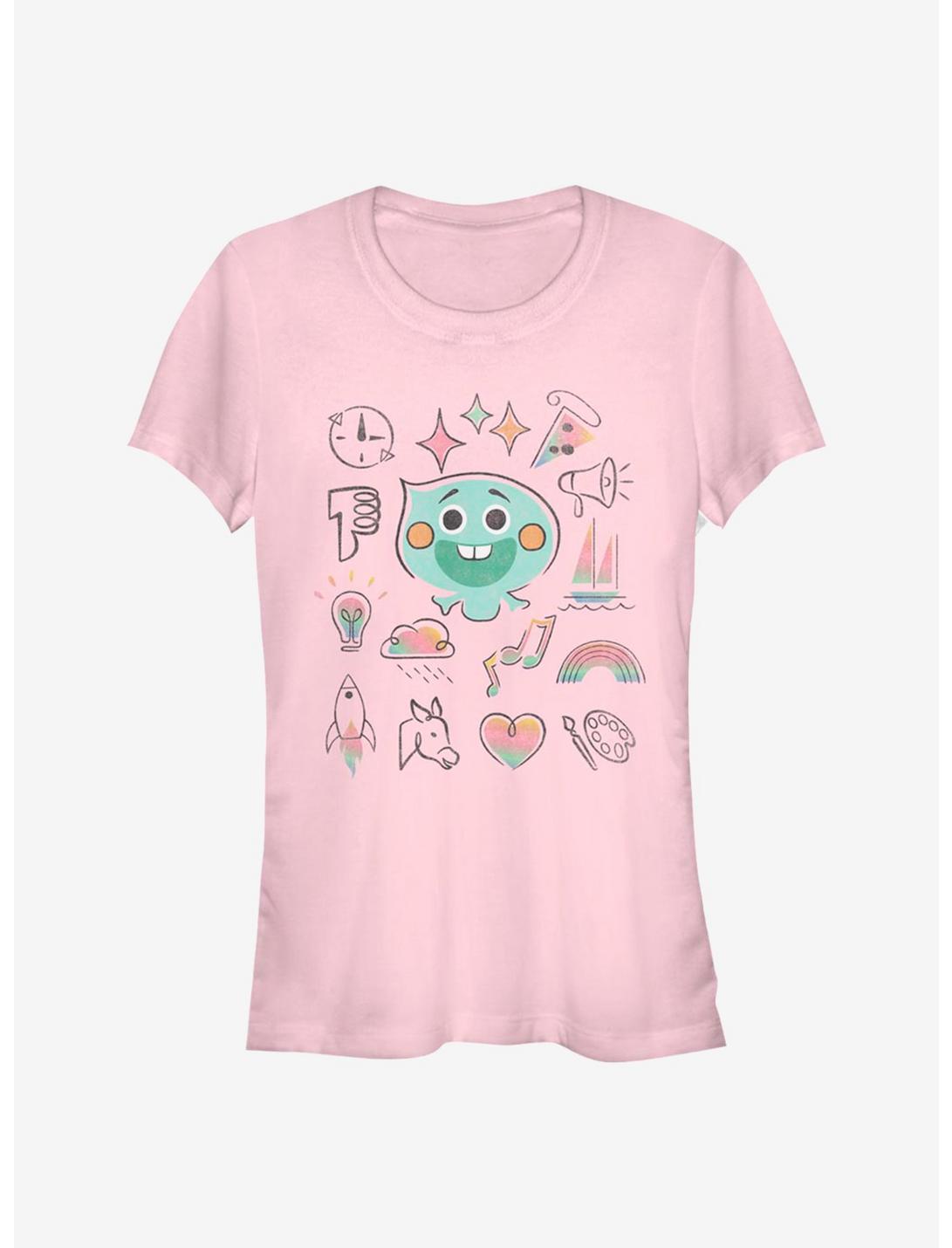Disney Pixar Soul Personality Grid Girls T-Shirt, LIGHT PINK, hi-res