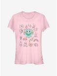 Disney Pixar Soul Personality Grid Girls T-Shirt, LIGHT PINK, hi-res
