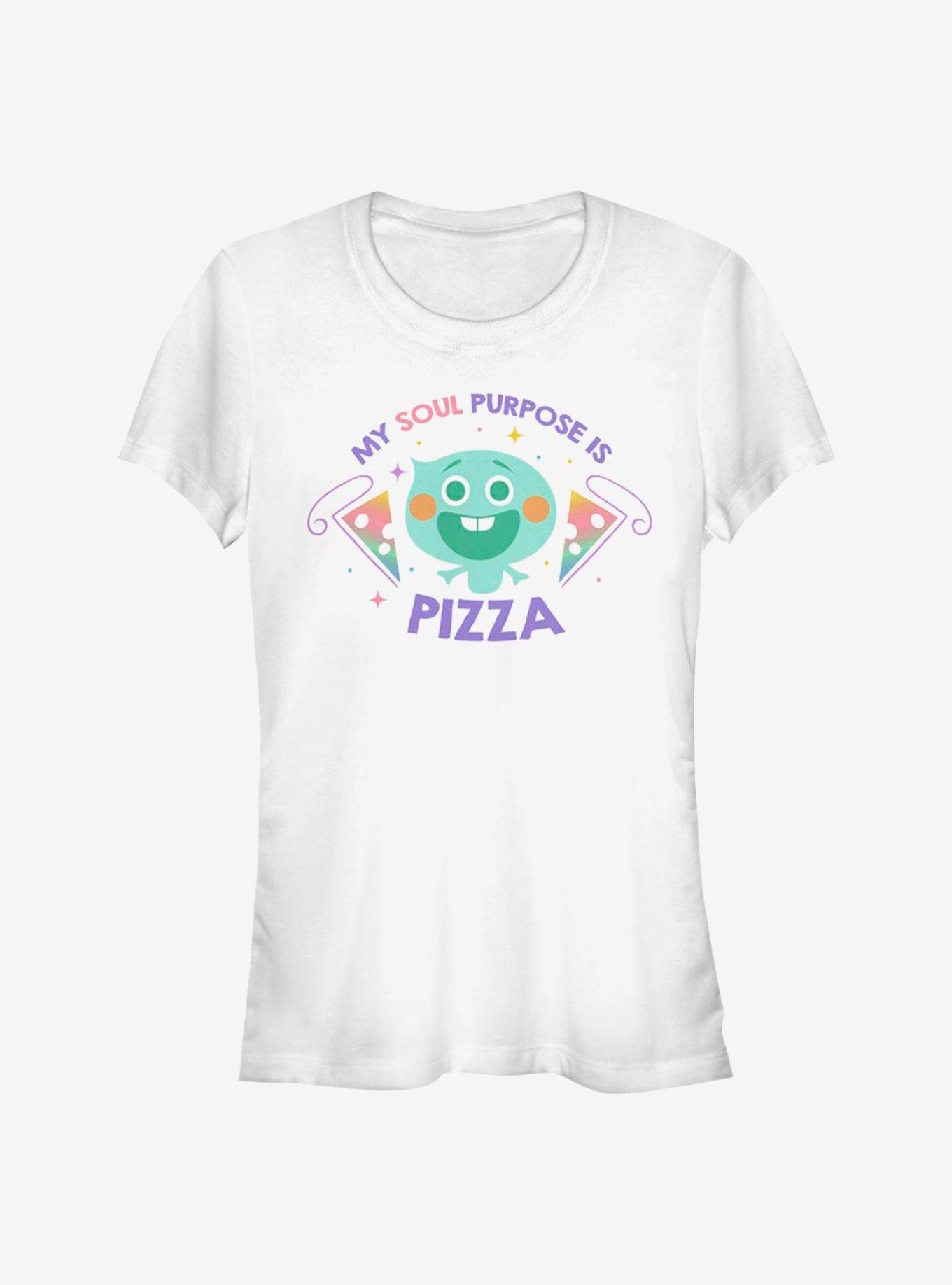 Disney Pixar Soul Pizza Purpose Girls T-Shirt, WHITE, hi-res