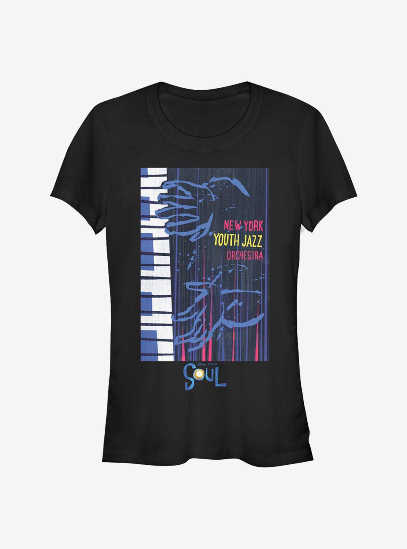 Disney Pixar Soul Youth Jazz Orchestra Girls T-Shirt, BLACK, hi-res