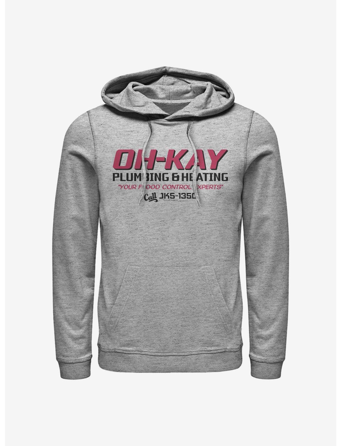 Home Alone Oh-Kay Plumbing Hoodie, ATH HTR, hi-res