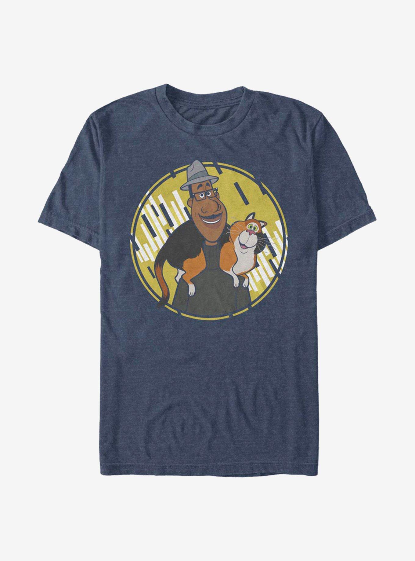 Disney Pixar Soul Joe And Mittens T-Shirt, NAVY HTR, hi-res