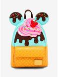 Loungefly Disney Mickey Mouse Sundae Mini Backpack, , hi-res