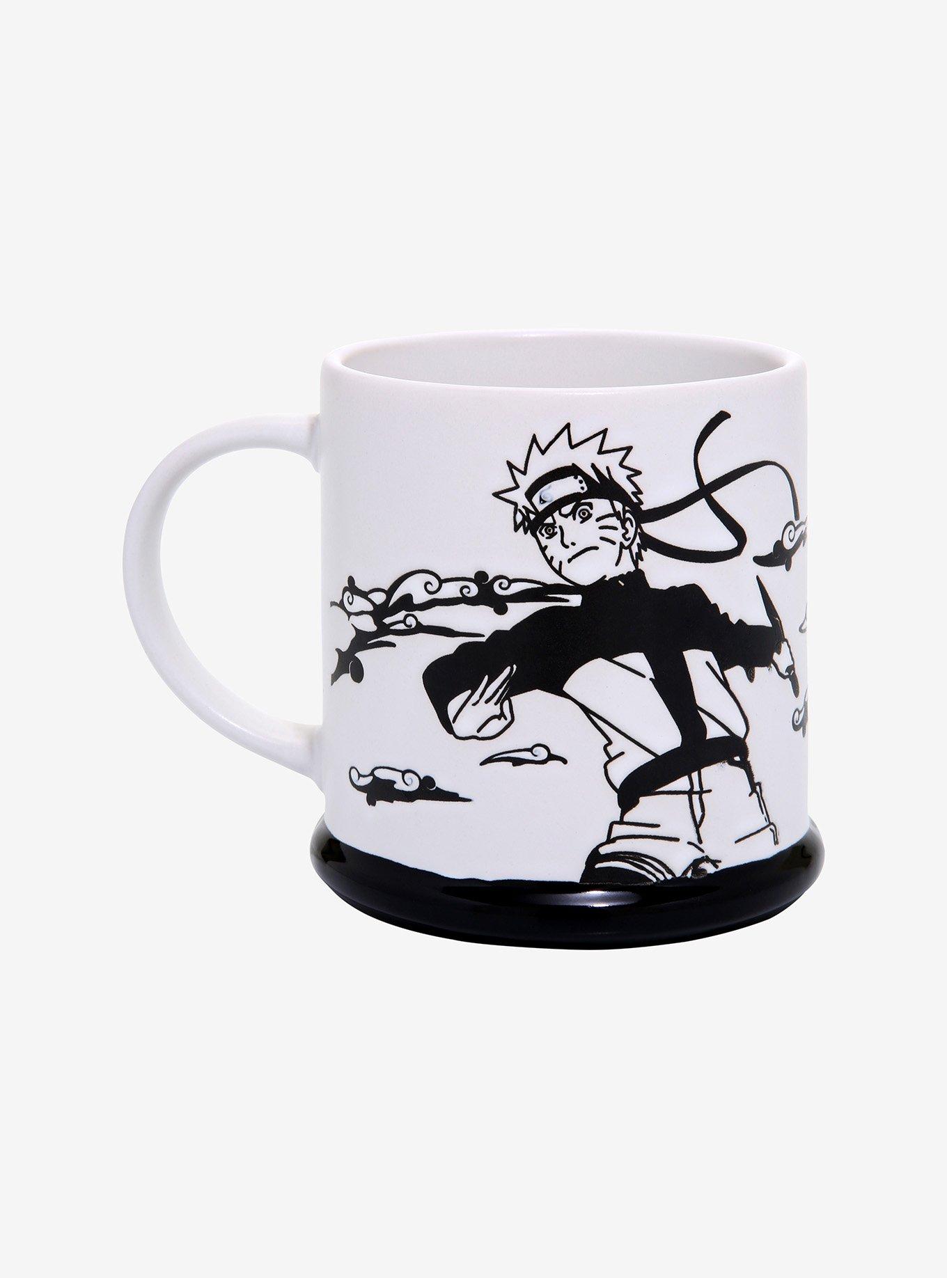 Naruto Shippuden Black & White Wax Resist Mug, , hi-res