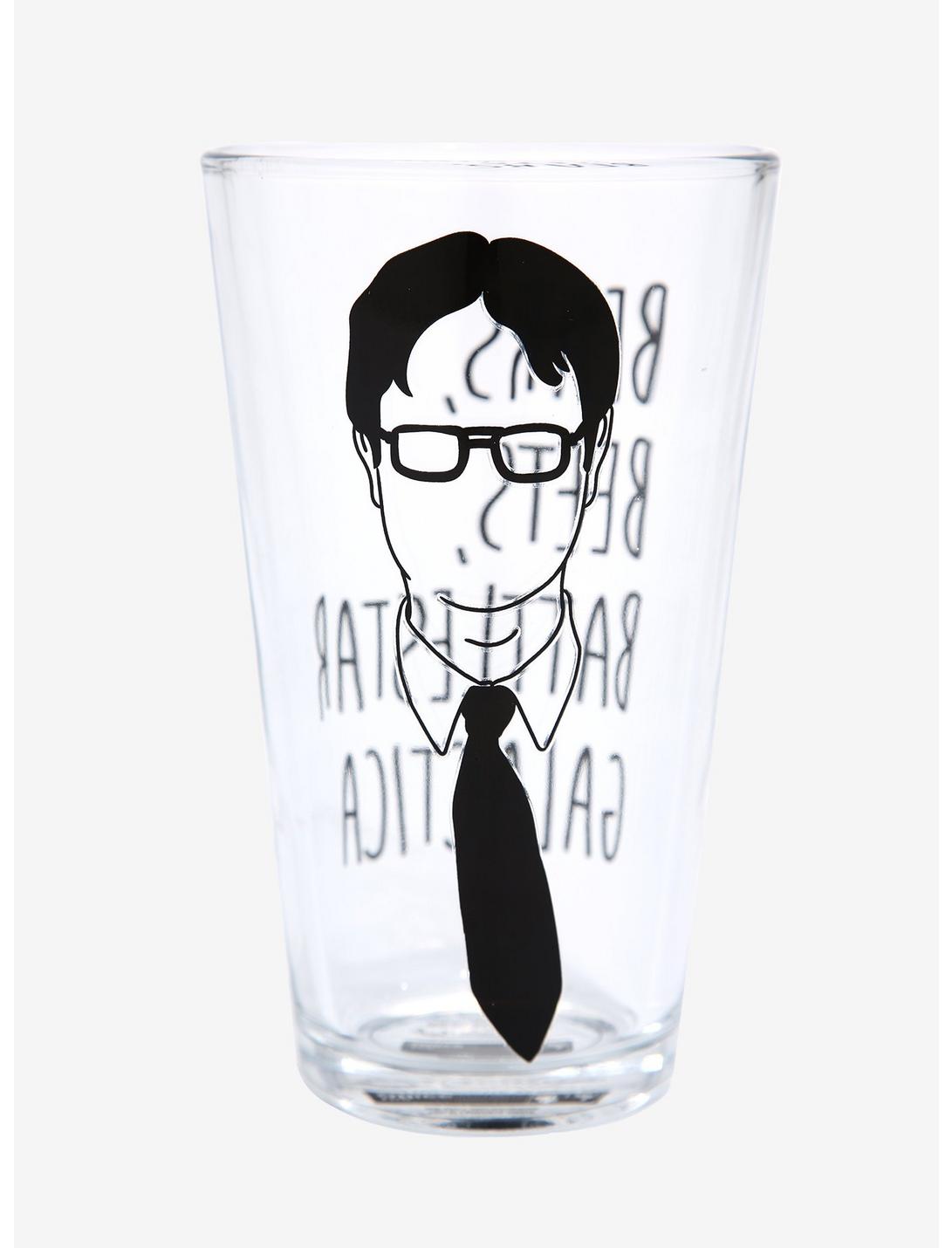 The Office Dwight Outline Pint Glass, , hi-res