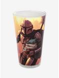 Star Wars The Mandalorian Mando & Grogu Art Pint Glass, , hi-res
